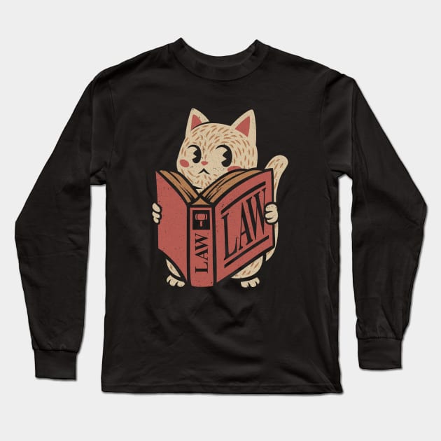 I'm not a cat, I'm a lawyer by Tobe Fonseca Long Sleeve T-Shirt by Tobe_Fonseca